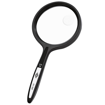 Artikelbild für WEDO Lupe schwarz 2,5-fach und 5-fach, Ø 4,8 cm, Artikelnummer 564494