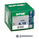 Artikelbild 1 für SPAX® Universalschrauben Z2 Senkkopf WIROX 1081010400165 4 mm x 16 mm, 1.000 St., Artikelnummer 394118