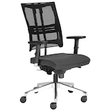 Artikelbild 1 für Nowy Styl Bürostuhl Net-Motion Stoff schwarz, Gestell chrom, Artikelnummer 378784