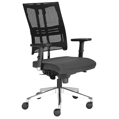 Artikelbild für Nowy Styl Bürostuhl Net-Motion Stoff schwarz, Gestell chrom, Artikelnummer 378784