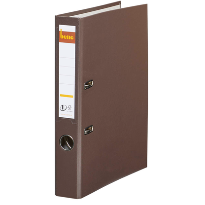 Artikelbild für bene No.1 Power Ordner braun Kunststoff 5,2 cm DIN A4, 1 St., Artikelnummer 185165