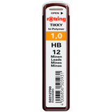 Artikelbild 1 für rotring Feinminen-Bleistiftminen schwarz HB 1,0 mm, 12 St., Artikelnummer 371151