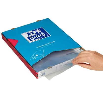 Artikelbild 5 für OXFORD Prospekthüllen DIN A4 transparent genarbt 0,12 mm, 100 St., Artikelnummer 704940