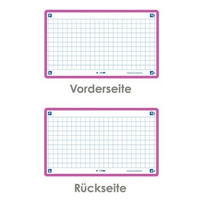 Artikelbild 5 für OXFORD Karteikarten FLASH 2.0 DIN A7 weiß, lila kariert, 80 St., Artikelnummer 371288