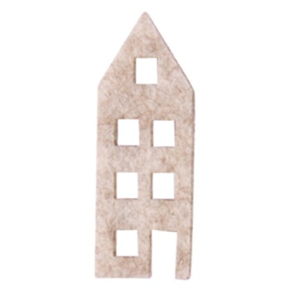 Artikelbild 5 für Rayher Filz-Streudeko grau Nordic Häuser, 12 St., Artikelnummer 686958