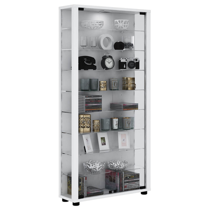 Artikelbild für VCM my home Lumo Maxi Vitrine weiß 8 Fachböden mit Beleuchtung, Artikelnummer 781157