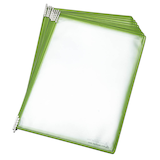 Artikelbild 1 für tarifold Sichttafeln mit 5 Aufsteckreitern Candy Line DIN A4 grün, Öffnung oben, 20 St., Artikelnummer 705749