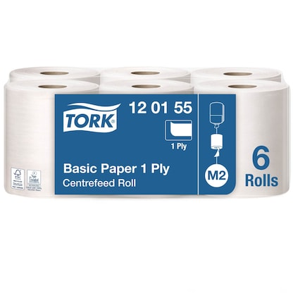 Artikelbild für TORK Putztuchrollen Universal 1-lagig hochweiß, 6 Rollen, Artikelnummer 452862