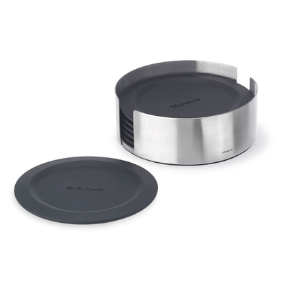 Artikelbild für blomus Untersetzer LARETO schwarz Ø 11,2 cm 6-tlg., 6 St., Artikelnummer 418584