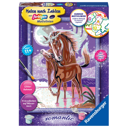 Artikelbild für Ravensburger Malen-nach-Zahlen Pferdegeflüster mehrfarbig, Artikelnummer 475824