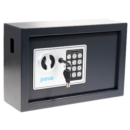 Artikelbild 4 für pavo Schlüsseltresor grau mit 20 Haken, Elektronikschloss, 31,0 x 10,0 x 20,0 cm, 1 St., Artikelnummer 557381