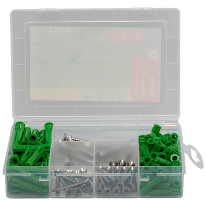 Artikelbild 3 für fischer Meister-Box Rund ums Haus rostfrei 531227 Dübel- und Schrauben-Sortiment, 120-teilig, Artikelnummer 479594