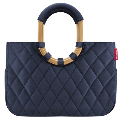 Artikelbild 4 für reisenthel® Einkaufskorb loopshopper M Kunstfaser frame rhombus midnight gold, Artikelnummer 571374