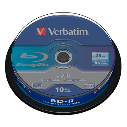 Artikelbild für verbatim Blu-ray BD-R 25 GB, 10 St., Artikelnummer 677781