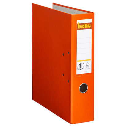 Artikelbild 6 für bene No.1 Power Ordner orange Kunststoff 8,0 cm DIN A4, 1 St., Artikelnummer 426213