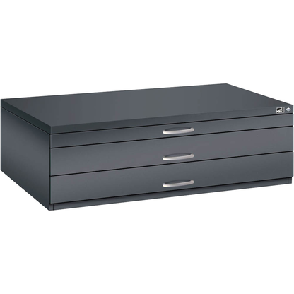 Artikelbild 3 für CP 7200 Planschrank schwarzgrau 3 Schubladen 135,0 x 96,0 x 42,0 cm, 1 St., Artikelnummer 682315