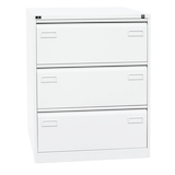 Artikelbild 1 für BISLEY LIGHT Hängeregistraturschrank verkehrsweiß 3 Schubladen 80,0 x 62,2 x 101,6 cm, 1 St., Artikelnummer 919761