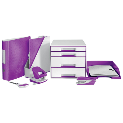 Artikelbild 4 für LEITZ WOW Sichtbuch DIN A4, 40 Hüllen violett-metallic, 1 St., Artikelnummer 401354