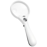 Artikelbild 1 für WEDO Lupe weiß/schwarz 3-fach, 4,5-fach, 12-fach, Artikelnummer 564507