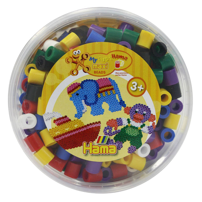 Artikelbild 2 für Hama® Bügelperlen mehrfarbig, Volltonfarben 600 St., Artikelnummer 192058