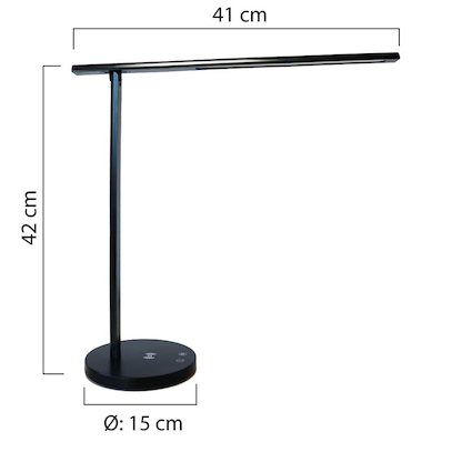 Artikelbild 2 für unilux DIVA LED LED-Schreibtischlampe schwarz 8,2 W, Artikelnummer 509776