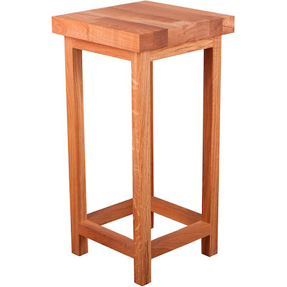 Artikelbild 4 für Garden Pleasure Pflanzenständer MAX Holz eiche quadratisch 30,0 x 60,0 cm, 1 St., Artikelnummer 543043