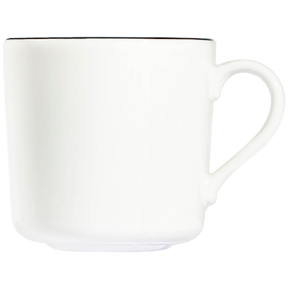 Artikelbild 3 für ID Fine Kaffeebecher Modest Black Alzar weiß 0,3 l, 6 St., Artikelnummer 634109