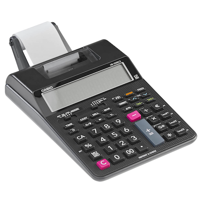 Artikelbild 5 für AKTION: CASIO HR-150RCE Tischrechner druckend schwarz, Artikelnummer 147656