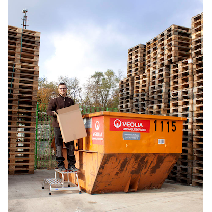 Artikelbild 4 für KRAUSE Montagetritt STABILO silber 2 Stufen, H: 41,0 cm, Artikelnummer 567608