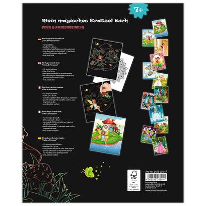 Artikelbild 2 für URSUS® Kratzbuch Feen und Prinzessinen mehrfarbig, Artikelnummer 232726