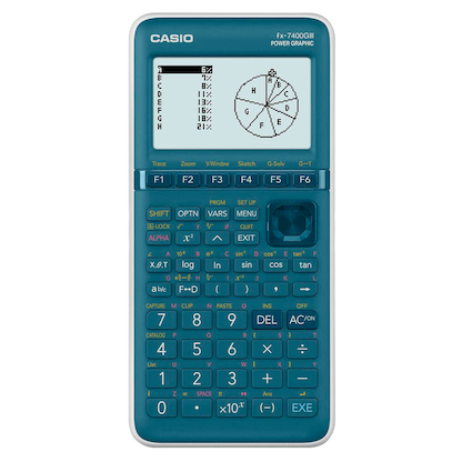 Artikelbild für CASIO FX-7400GIII Grafikrechner blau/grün, Artikelnummer 123832