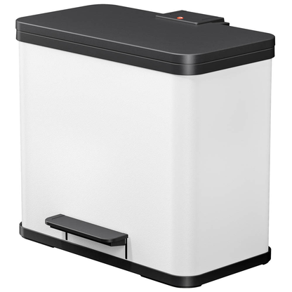 Artikelbild für Hailo Öko Duo Plus L Mülleimer 17,0 + 9,0 l weiß, 1 St., Artikelnummer 485577