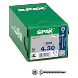 Artikelbild 1 für SPAX® Universalschrauben Z2 Senkkopf WIROX 1081010400305 4 mm x 30 mm, 1.000 St., Artikelnummer 394137