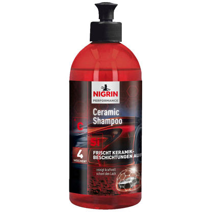 Artikelbild für NIGRIN Perfomance Ceramic Autoshampoo 0,5 l, Artikelnummer 644876