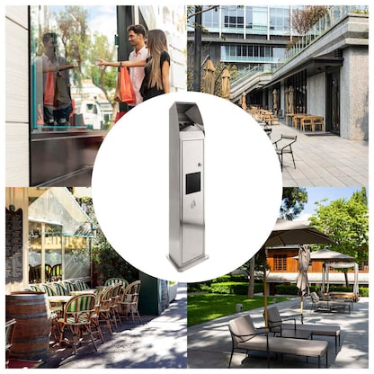 Artikelbild 3 für SPRINTIS Standaschenbecher silber, 1 St., Artikelnummer 794816