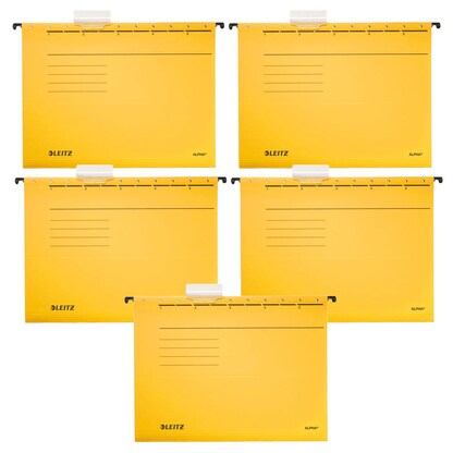 Artikelbild 3 für LEITZ Hängemappen ALPHA® 1985 gelb, 5 St., Artikelnummer 322154
