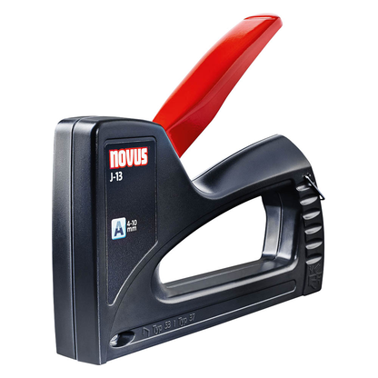 Artikelbild für novus Handtacker J-13 schwarz-rot, 1 St., Artikelnummer 359644