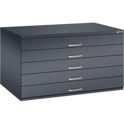 Artikelbild 3 für CP 7200 Planschrank schwarzgrau 5 Schubladen 135,0 x 96,0 x 76,0 cm, 1 St., Artikelnummer 682373