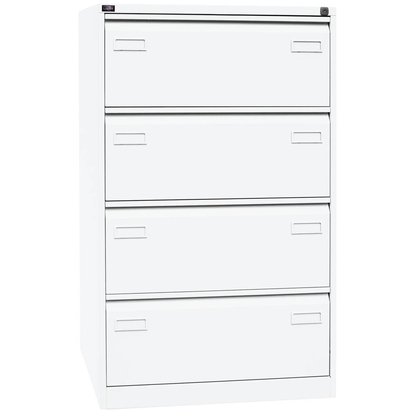 Artikelbild 4 für AKTION: BISLEY LIGHT Hängeregistraturschränke verkehrsweiß 4 Schubladen 80,0 x 62,2 x 132,1 cm, 3 St., Artikelnummer 102737