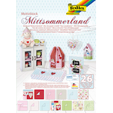 Artikelbild 1 für folia Motivblock MITTSOMMER farbsortiert 270/80 g/qm 1 Block, Artikelnummer 263907