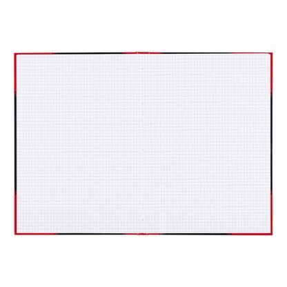 Artikelbild 3 für Bantex Notizbuch Chinakladde DIN A4 kariert, schwarz/rot Hardcover 192 Seiten, 1 St., Artikelnummer 429314