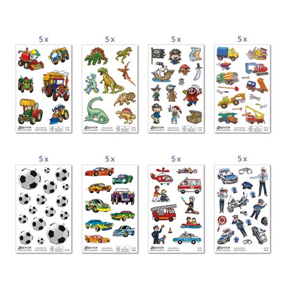 Artikelbild 2 für AVERY Zweckform Aufkleber-Set 59991 für Jungen, 475 Etiketten, Artikelnummer 288057