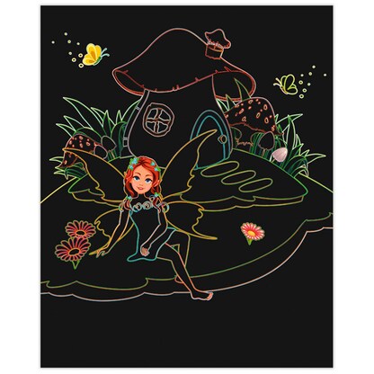 Artikelbild 3 für URSUS® Kratzbuch Feen und Prinzessinen mehrfarbig, Artikelnummer 232726