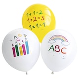 Artikelbild 1 für amscan® Luftballons Schulstart ABC bunt, 6 St., Artikelnummer 996076