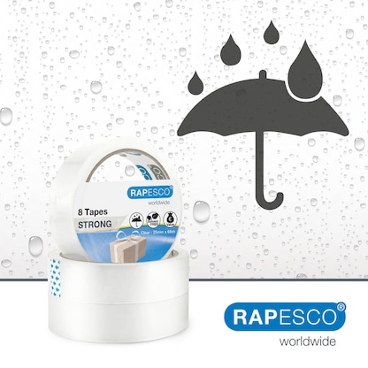 Artikelbild 5 für RAPESCO® Klebefilm transparent 25,5 mm x 66,0 m 8 Rollen, Artikelnummer 715989