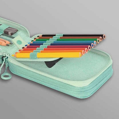 Artikelbild 6 für BRUNNEN Federmäppchen befüllt s'maepp Sweet Colour Code mint 34-teilig, 20,0 x 7,5 cm, Artikelnummer 778146