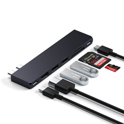 Artikelbild 4 für SATECHI Multiport-Adapter Slim, Artikelnummer 972366