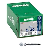 Artikelbild 1 für SPAX® Universalschrauben Z2 Senkkopf WIROX 1081010500305 5 mm x 30 mm, 500 St., Artikelnummer 394237