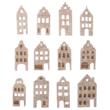Artikelbild 1 für Rayher Filz-Streudeko grau Nordic Häuser, 12 St., Artikelnummer 686958