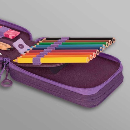 Artikelbild 6 für BRUNNEN Federmäppchen befüllt s'maepp Sweet Colour Code lila 34-teilig, 20,0 x 7,5 cm, Artikelnummer 778157